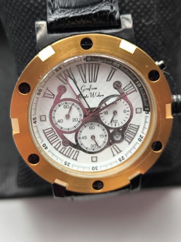 Herrenuhr chronograph von graf - chronograph,
