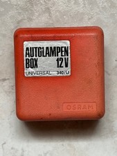 Retro Garagenfund OSRAM Glühlampen Autolampen Leuchten Box 340/U Oldtimer