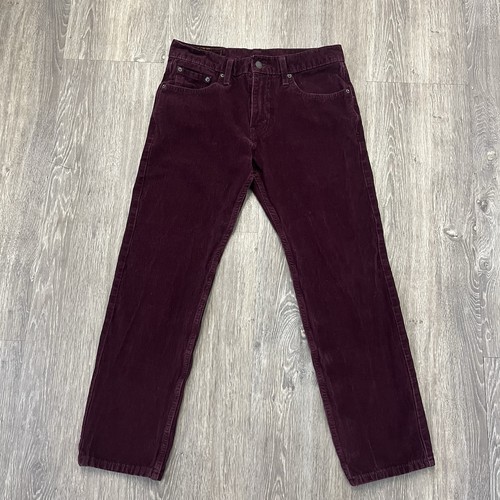 Levi 502 cordhose - cordhose, burgund