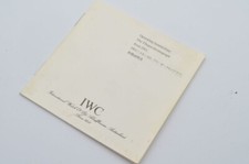 Iwc anleitung manual - iwc,