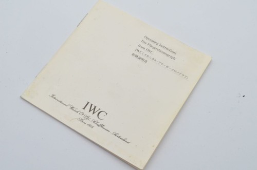 Iwc anleitung manual - iwc,