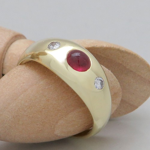 Ring bandring 14ct si - ring, w-si