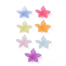 30x acrylperlen blumen - blumen, blüten