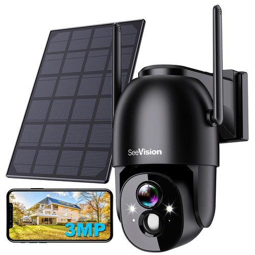 Solar security cameras - security,