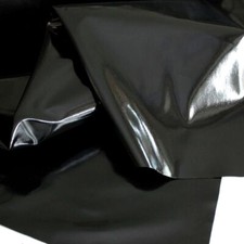 schwarz Lackleder mit