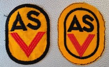 Stoffaufnäher NVA DDR Die Armeesportvereinigung Vorwärts (ASV) Marine