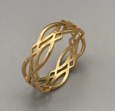 Edelstahl Ring 5,8mm breit