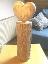 Deko-Stele,Holz-Scheit
