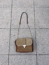 Mango Damen Umhängetasche Handtasche Ledertasche Braun Cross Bag