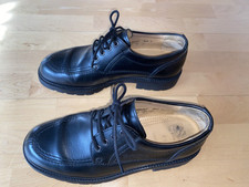 YELLOMILES  Herren Leder Schnürschuh schwarz Gr 8 1/2  42
