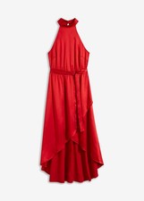 Satinkleid Gr. 48 Rot Damen