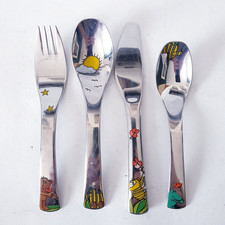 WMF Kinderbesteck JANOSCH Set 4 teilig aus Cromargan