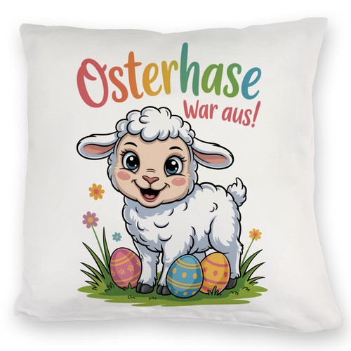 Osterlamm kuschelkissen - kuschelkissen,