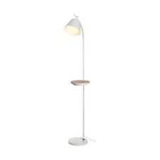 Stehleuchte mit Qi-Ladestation – Dimmbar, Wireless Charging, Modernes Design