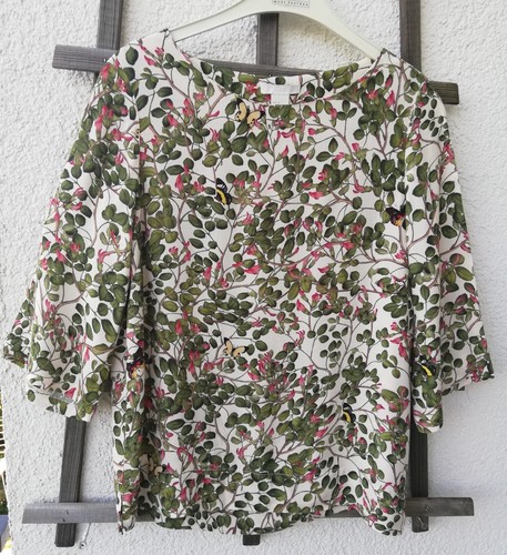 Bluse arm runder - bluse,, 3/4-arm,