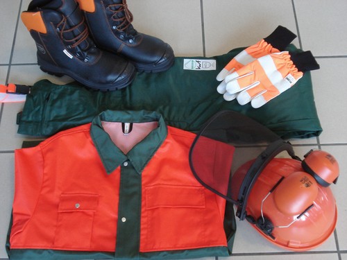 Schnittschutz set latzhose - set,