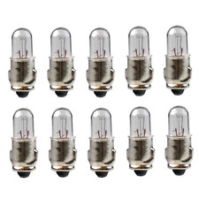 10 Stück 6V 0,6W BA7s Tachoglühbirne Glühlampe Glühbirne Motorrad 7x23 mm  B306w
