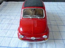 Bburago Fiat 500L 1968 rot, Maßstab 1:24, Modellauto Klassiker, VITRINENMODELL!!