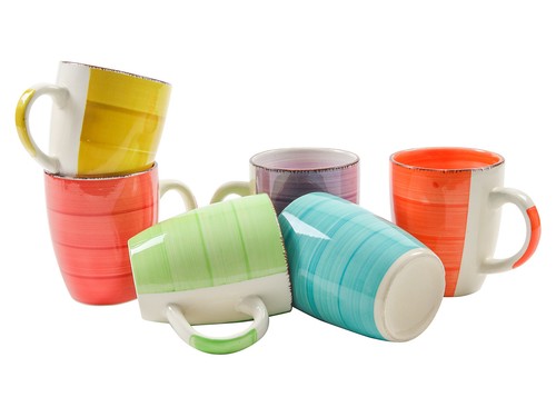Porzellan kaffeetasse 6er set - porzellan,
