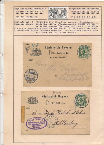 Konvolut königreich bayern - konvolut,