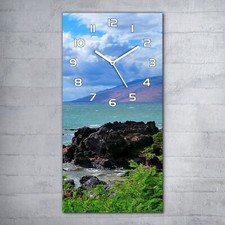 Wanduhr Glasuhr 30x60 Bürouhr