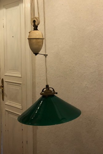 Original alte lampe grüner - lampe,,