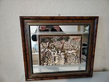 3D Wand Bild Pferde Metall, 56x50 cm, Wand Schmuck Deko Landschaft