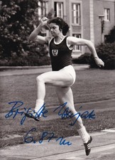 Autogramm - Brigitte Wujak