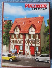 Vollmer Reihen-Doppelhaus 3847 H0 Bausatz 43847 ungebaut  komplett OVP
