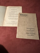 Deutz  D 7410 Bedienungsanleitung Ersatzteilliste Original Dieselmotor MAH 711