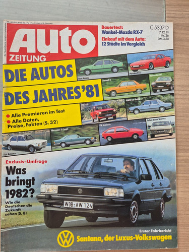 Auto zeitung 1981 - zeitung, 26/1981
