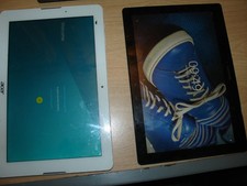 Tablet 2 Stück 1 x Lenovo 1 x Acer ältere Modelle für Kinder oder ähnliches