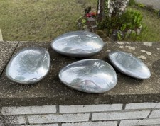 Dekosteine Aluminium Dekorocks Dekosteine Alusteine 4-tlg. Set