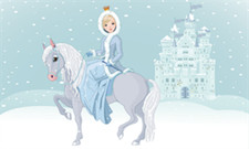 Fahne Flagge Eisprinzessin 90