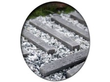 Bahnschwellen Holz-Optik