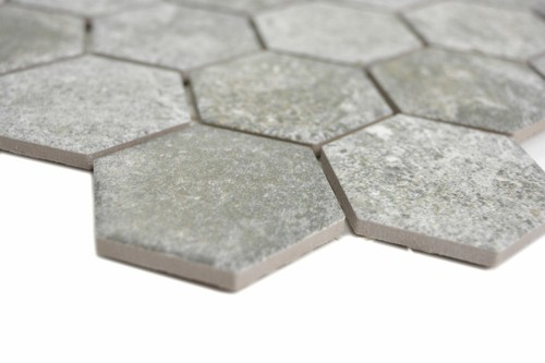 Keramikmosaik hexagon granit - hexagon,