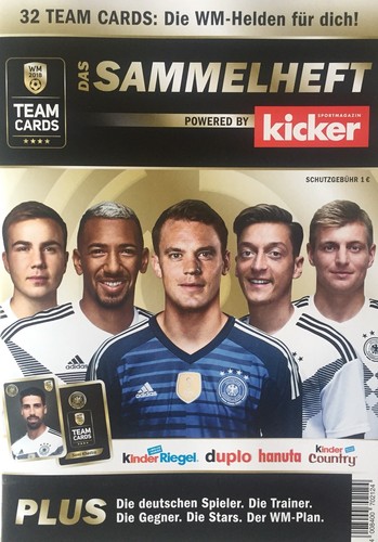 Ferrero sammelheft team cards - ferrero,