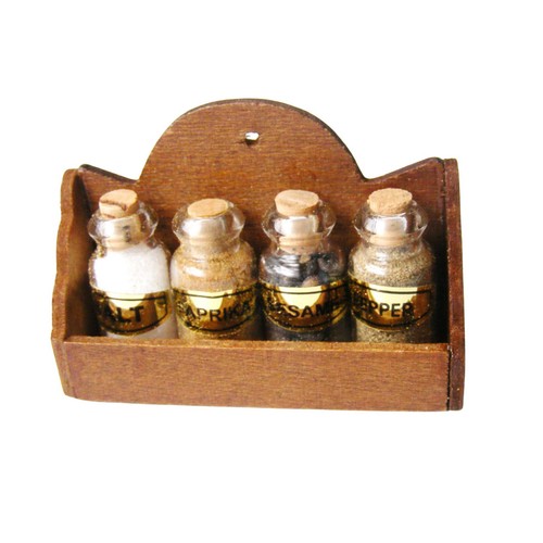 Miniatur gewürzregal für - miniatur,