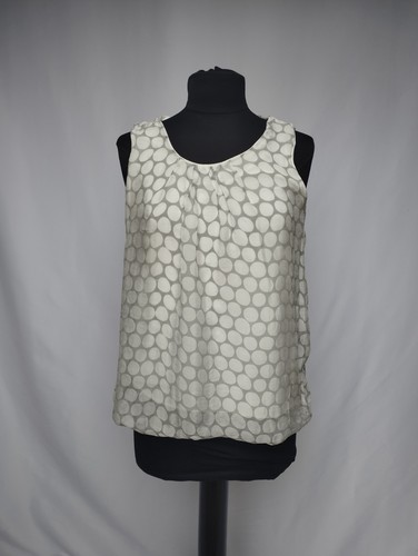 Seiden bluse creme grau von - bluse,