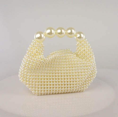 Handtasche klein aus perlen - klein,