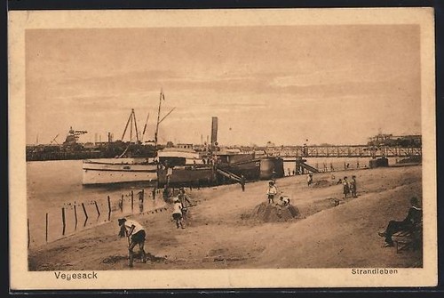Ansichtskarte vegesack - ansichtskarte,