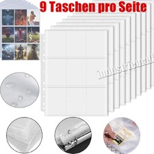 300 Seiten Sammelkarten Hüllen Folien Album Ordner Mappe Pokemon Karten 9-Pocket