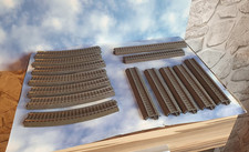 MÄRKLIN HO  C -  Gleise   24188  Gerade   24130 Kurven etc.    14  Teile  Video