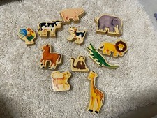 Coppenrath Verlag Spiegelburg Holztiere Zoo 11 Tiere Holzspielzeug