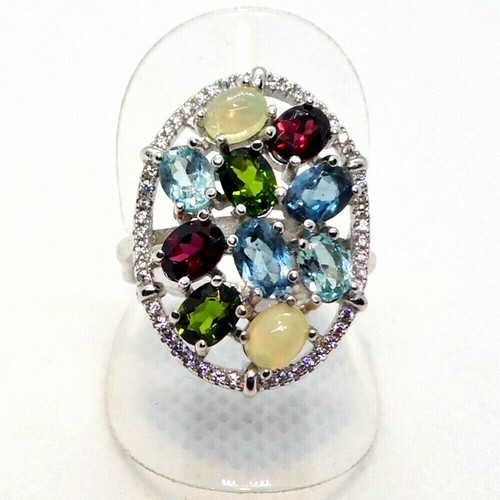 Opal granat chromdiopsid - opal,