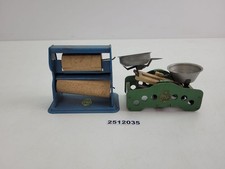 Kaufmannsladen Zubehör EMKA Rollenhalter Waage Blech DDR Spielzeug #2512035