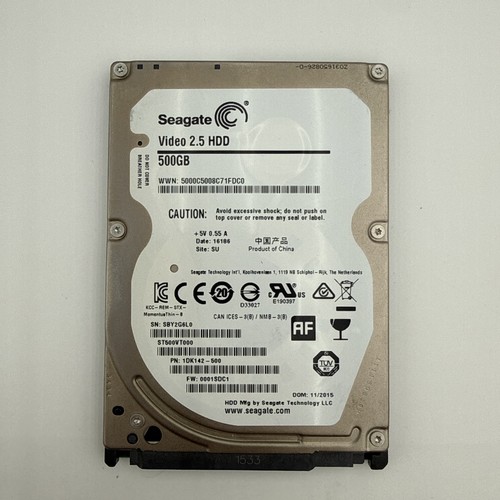 Seagate video hdd 500gb - seagate, 2.5