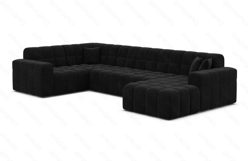 Sofa stoff wohnlandschaft - sofa,