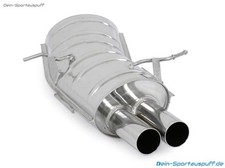 Eisenmann Sportauspuff BMW 3er E46 320i 325i 330i 2x76mm scharf