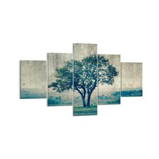 Wandbilder 125x70cm 5 tlg